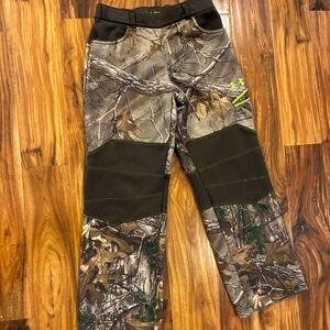 Under Armour Youth Large Hunting Pants Realtree Xtra Camo Scent Control ColdGear